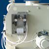 agitator bearing assembly pressured by air or nitrogen